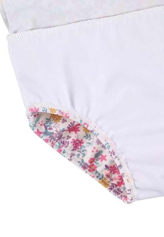 Sterntaler Kinder Badeanzug bedruckt mit Blumen in ecru 50% Rabatt mit kostenlosem Versand