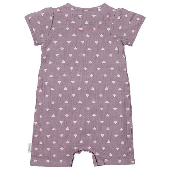 Sterntaler Baby Kurzarm-Strampler in Lila, Musselin (Bio) mit Muscheln Rabatte dieses Monats