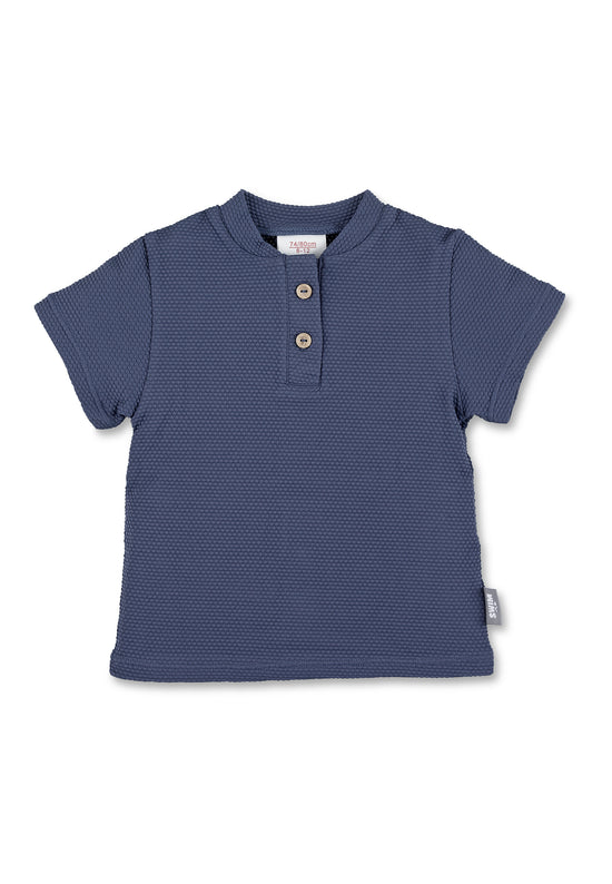 Sterntaler Schwimmshirt aus Strukturmaterial in blau