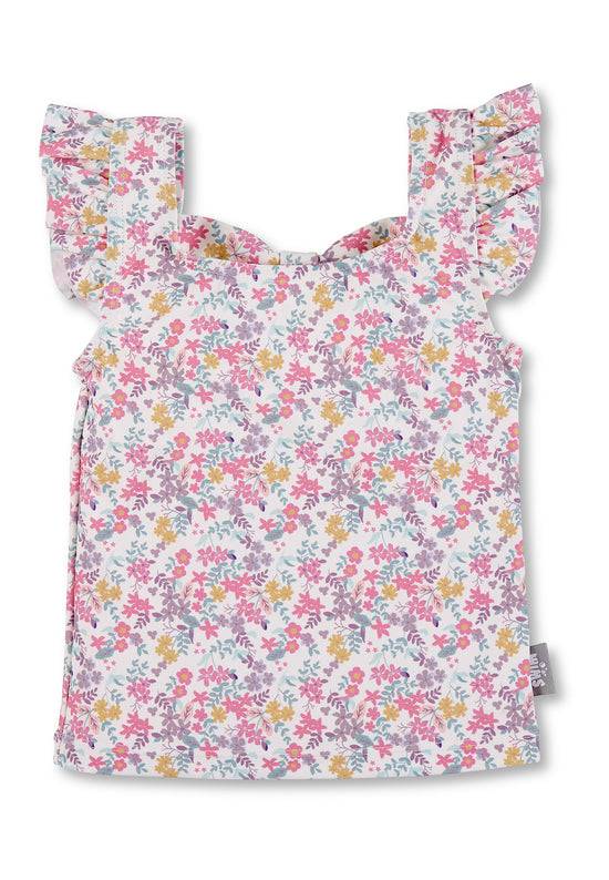 Sterntaler Schwimmshirt bedruckt mit bunten Blumen in ecru Kostenloser Versand