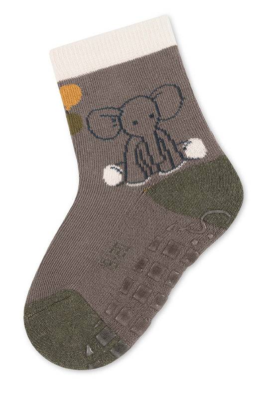 Sterntaler ABS-Socken Kinder 2er-Pack Elefant Eddy in Grau Fabrikpreis