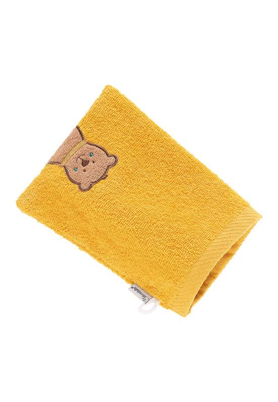 Sterntaler Waschhandschuh Bär Ben in Gelb, 15x21cm Cyber Monday