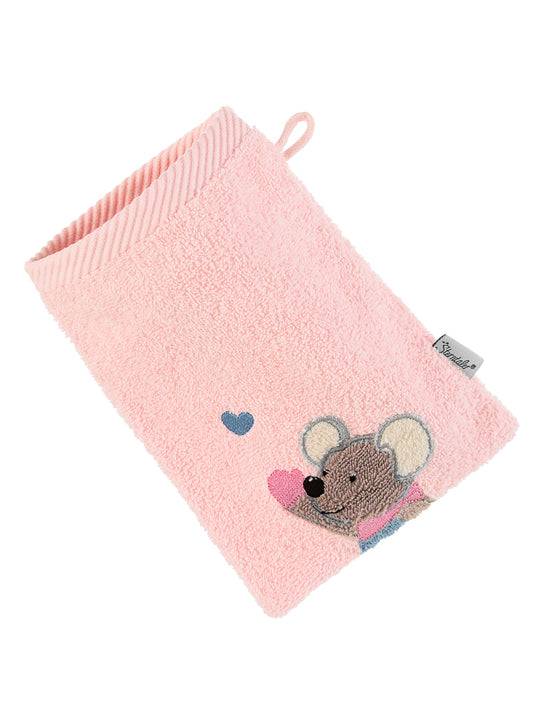 Sterntaler Waschhandschuh Maus Mabel in Zartrosa, 15x21cm Osterangebot