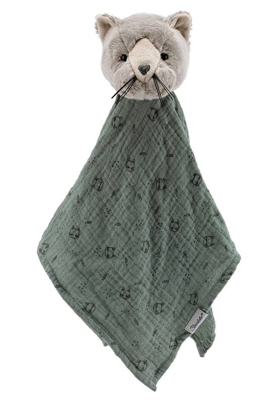 Sterntaler Schmusetuch Katze Lilly in grau, 34cm Kauf eins, bekomm eins gratis