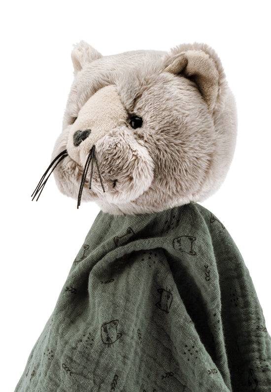 Sterntaler Schmusetuch Katze Lilly in grau, 34cm Kauf eins, bekomm eins gratis