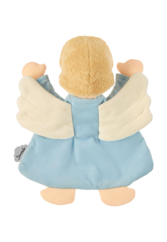 Sterntaler Schmusetuch Schutzengel in Bleu, 26 cm mit Rassel Tiefpreis