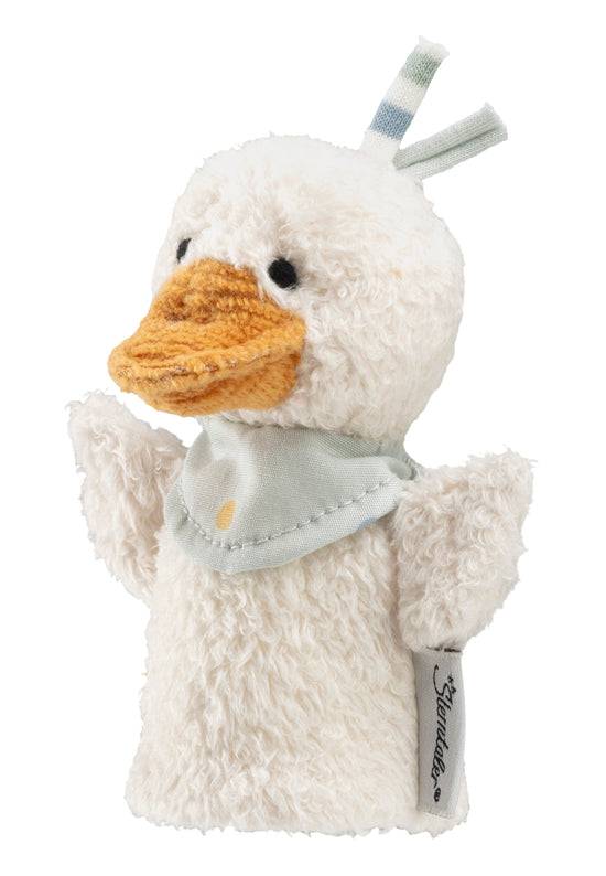 Sterntaler Fingerpuppe Ente Edda, ideal für unterwegs