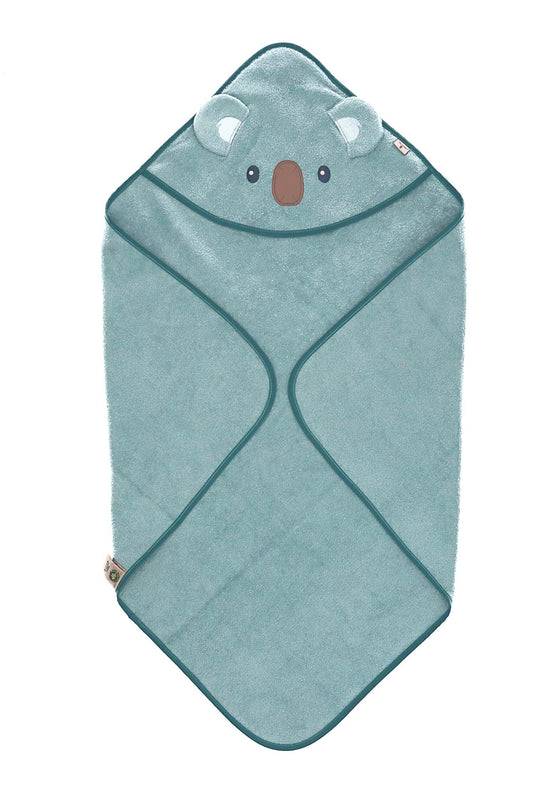 Sterntaler GOTS Motiv-Badetuch Koala Kalla in Blau melange Vierteljährliche Förderung
