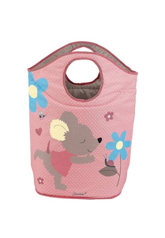 Sterntaler Aufbewahrungskorb Maus Mabel in Rosa, Grau u. Blau Nur noch ein Tag übrig