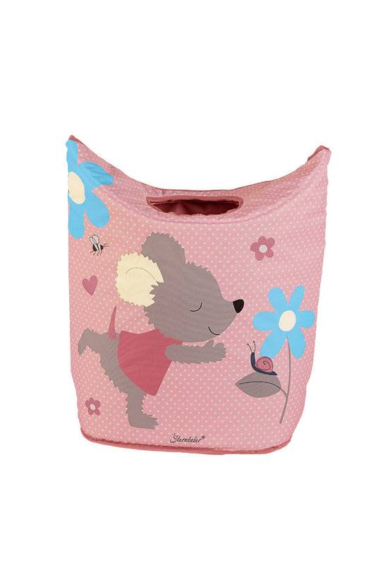 Sterntaler Aufbewahrungskorb Maus Mabel in Rosa, Grau u. Blau Nur noch ein Tag übrig