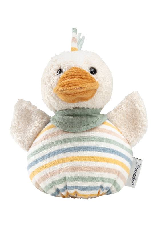Sterntaler Knuddelsäckchen Ente Edda in buntem Ringel-Jersey Sonderangebot