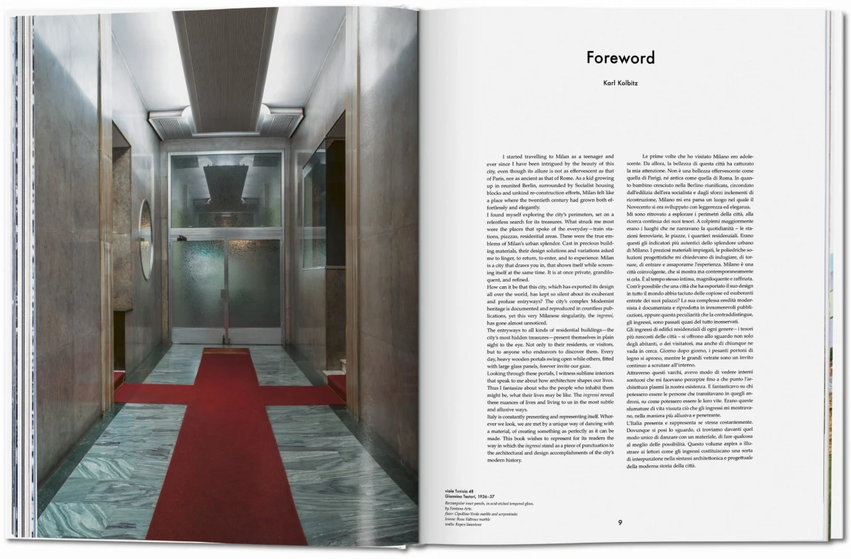 TASCHEN Entryways of Milan. Ingressi di Milano Auslauf