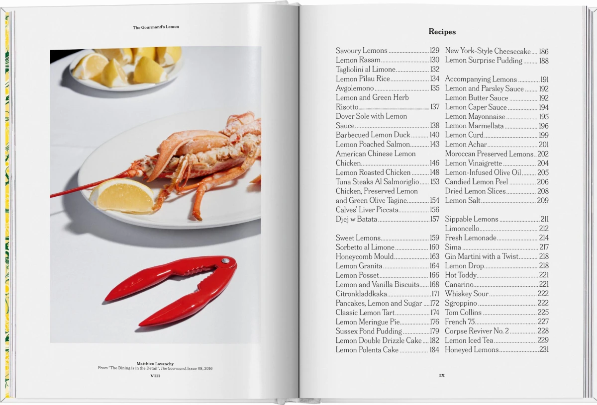 TASCHEN The Gourmand's Lemon. A Collection of Stories and Recipes Black Friday