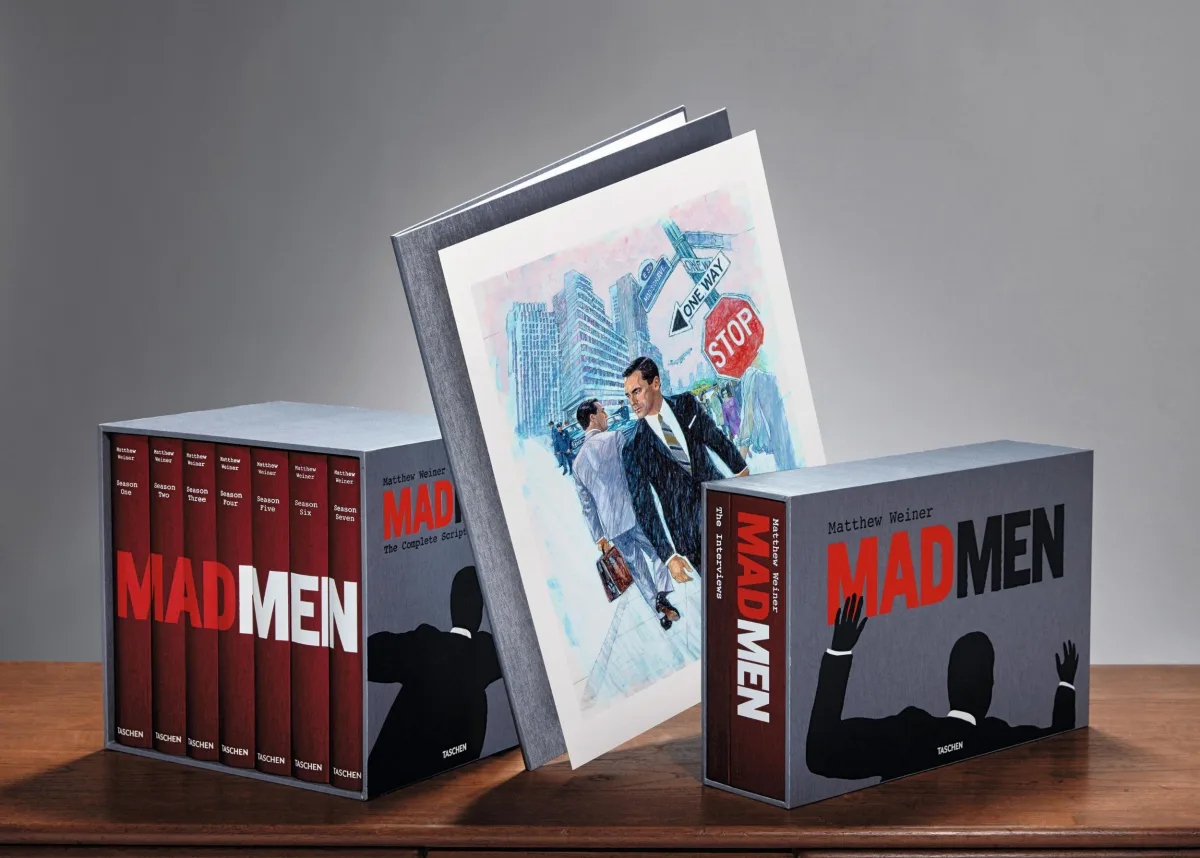 TASCHEN Matthew Weiner. Mad Men. Art Edition No. 1–500. Script Edition Auslauf