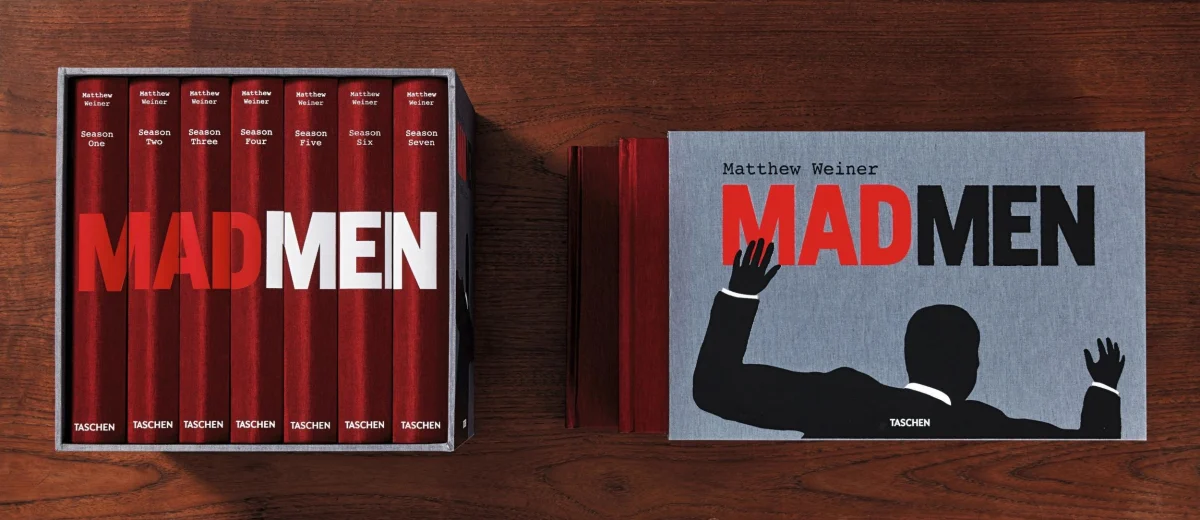 TASCHEN Matthew Weiner. Mad Men. Art Edition No. 1–500. Script Edition Auslauf