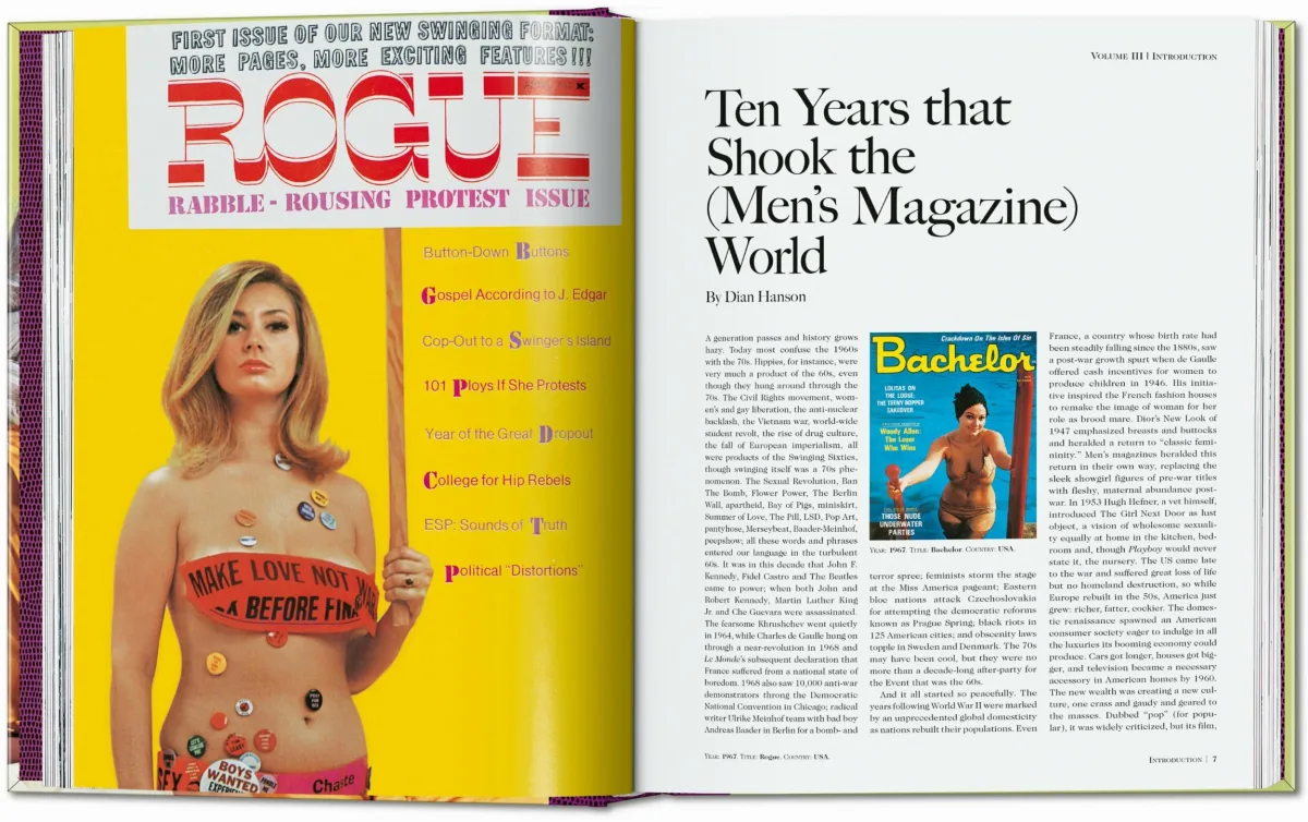 TASCHEN Dian Hanson’s: The History of Men’s Magazines. Vol. 3: 1960s At the Newsstand 2025
