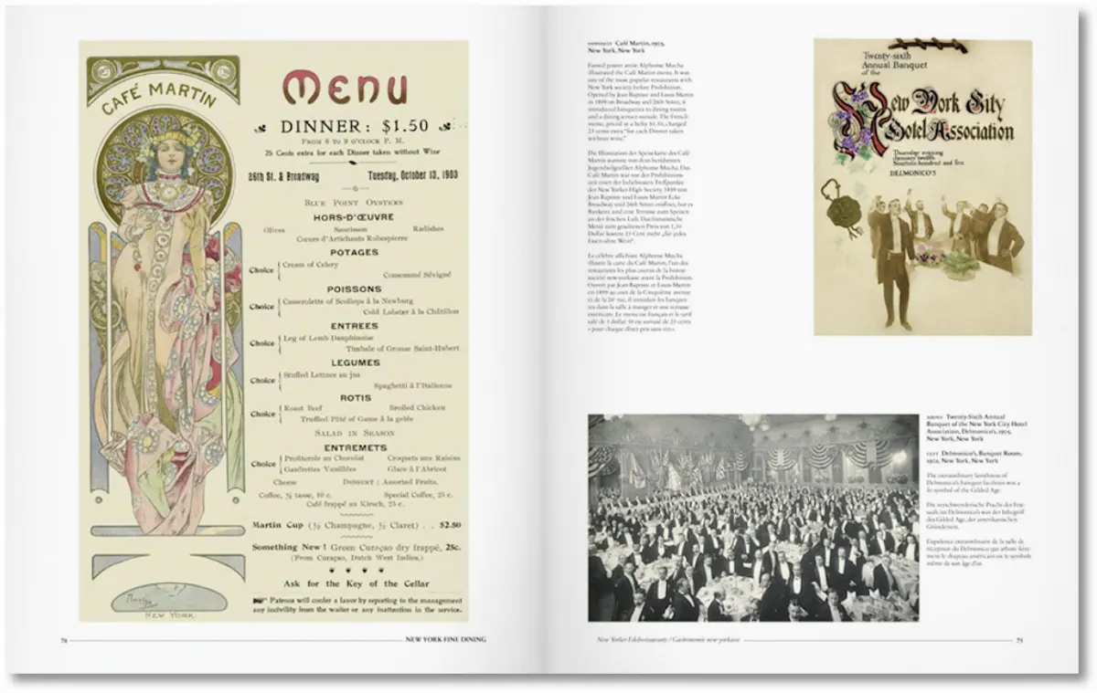 TASCHEN Menu Design in America Verkauf